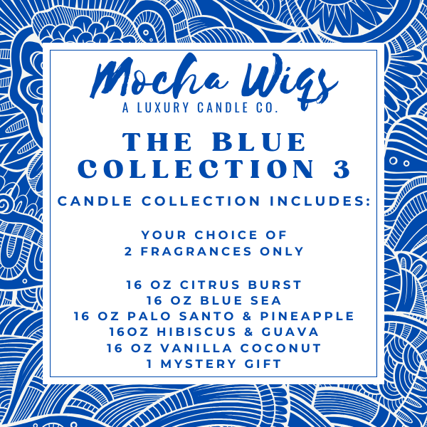 The Blue Collection 3: 16 oz Candle Package (2 candles only)