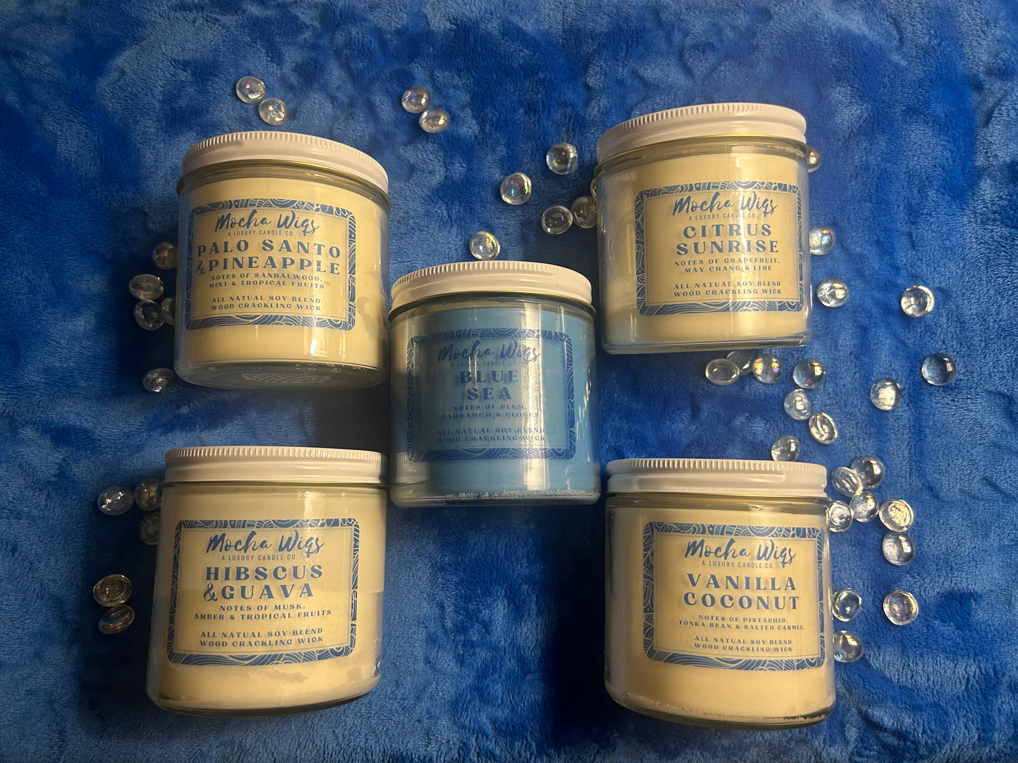 The Blue Collection 3: 16 oz Candle Package (2 candles only)